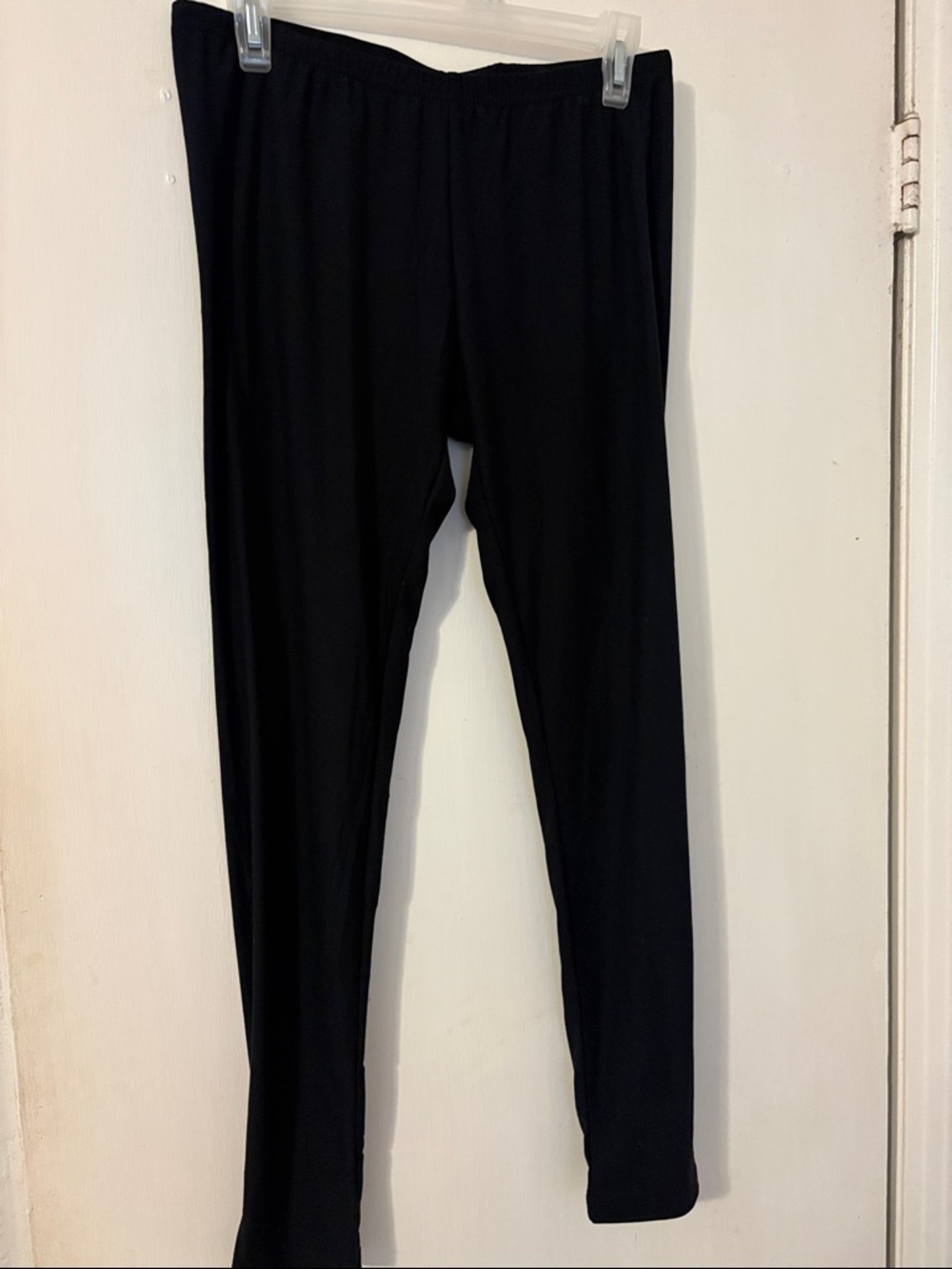 New Black Stretch Leggings large